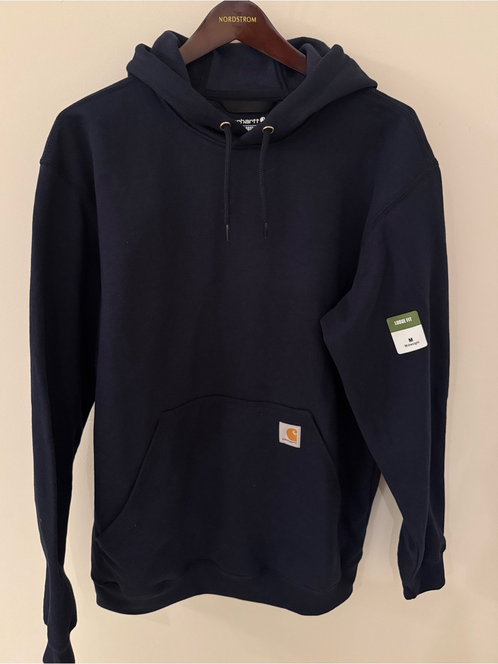 Carhartt Navy Pullover Hooded Sweatshirt
